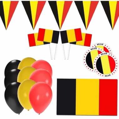 Belgie supporter versiering pakket
