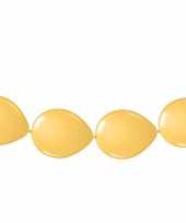 Gouden ballonnen slinger 3 meter