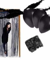 Zwarte kamer versiering pakket